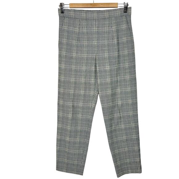 Aritzia Babaton Conan Slim Trouser Pants Houndstooth Plaid Womens 4 Career Work - Picture 1 of 8